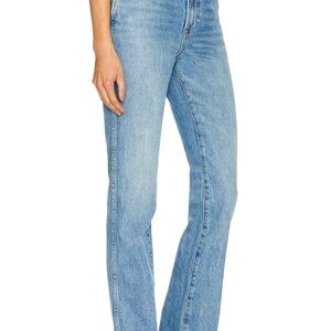 GRLFRND Sara Super High Rise Slim Straight Jeans Size 27